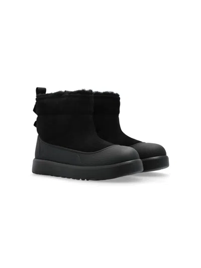 Ugg Kids' Suede Ankle Boots In Black