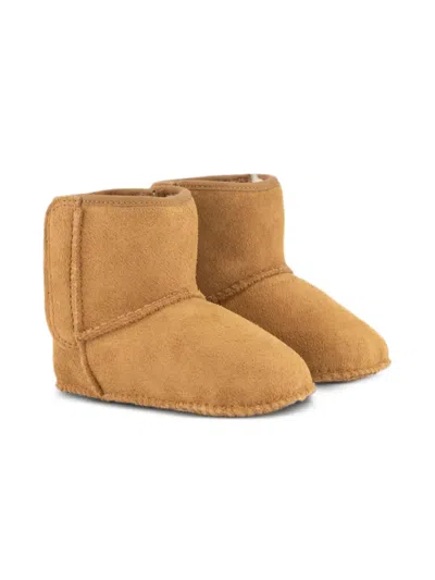 Ugg Babies' Suede Ankle Boots In Brown