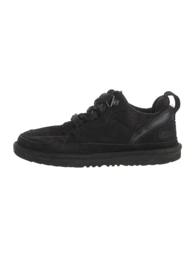 Pre-owned Ugg Suede Athletic Sneakers In Black