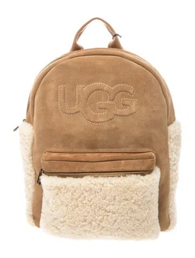 Pre-owned Ugg Suede Backpack W/ Tags In Brown