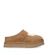 Ugg Slippers Bea In Pelle Scamosciata Cammello Donna In Brown