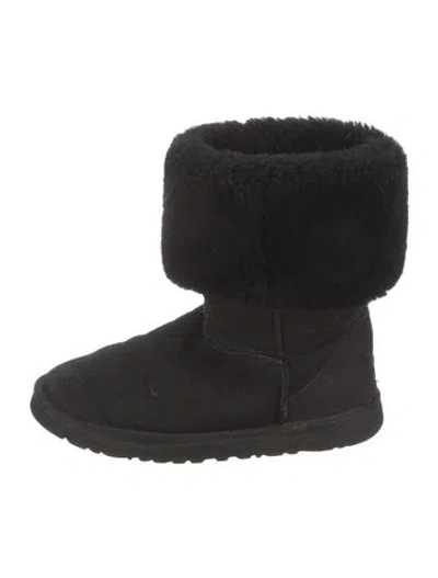 Pre-owned Ugg Suede Boots In Black