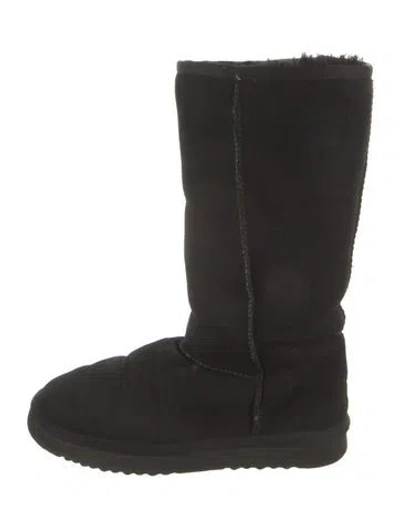Pre-owned Ugg Suede Boots In Black