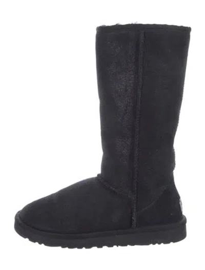 Pre-owned Ugg Suede Boots In Black