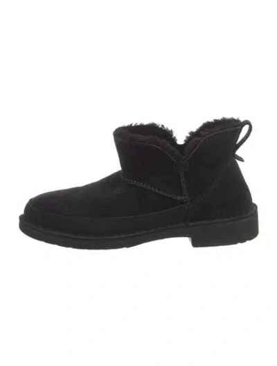 Pre-owned Ugg Suede Boots In Black