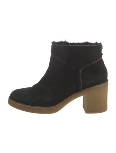 Pre-owned Ugg Suede Boots In Black