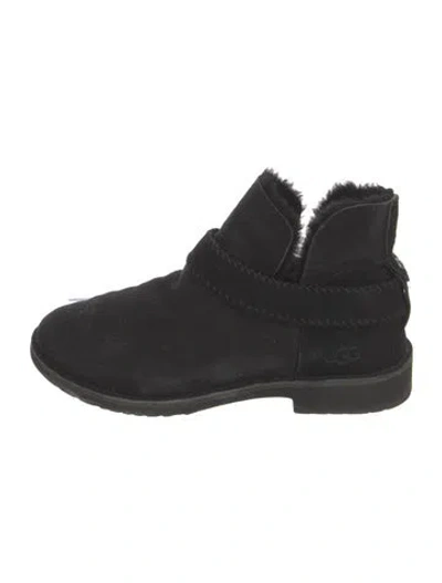 Pre-owned Ugg Suede Boots In Black