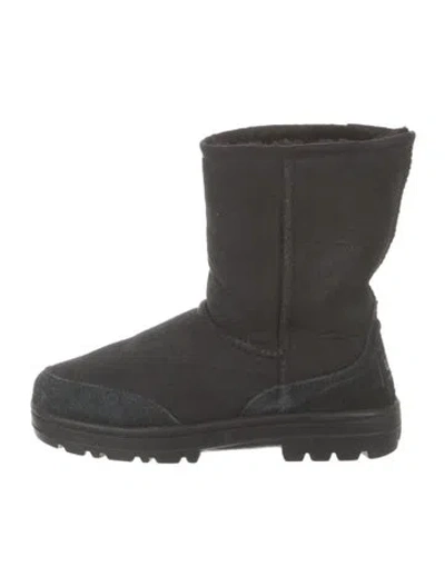 Pre-owned Ugg Suede Boots In Black