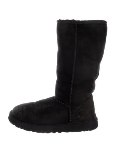 Pre-owned Ugg Suede Boots In Black