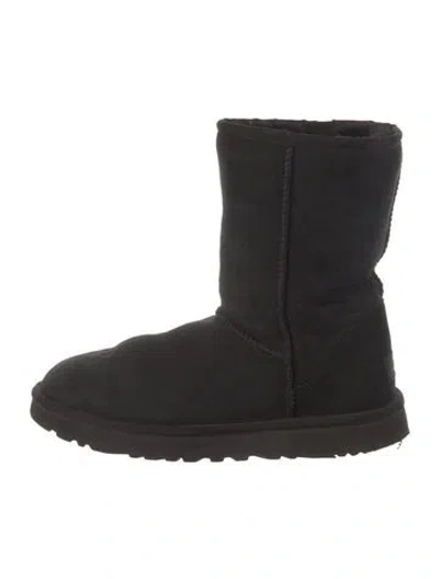 Pre-owned Ugg Suede Boots In Black