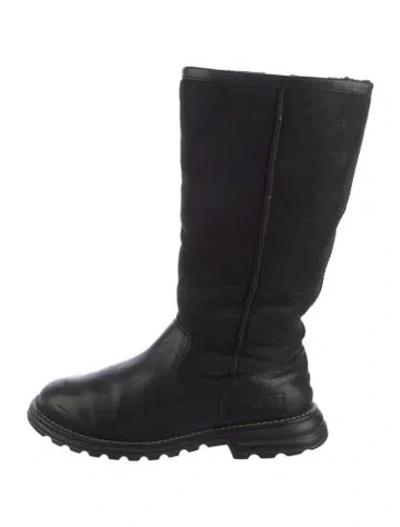 Pre-owned Ugg Suede Boots In Black