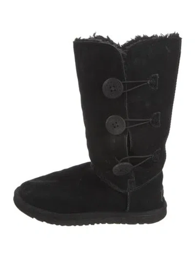 Pre-owned Ugg Suede Boots In Black