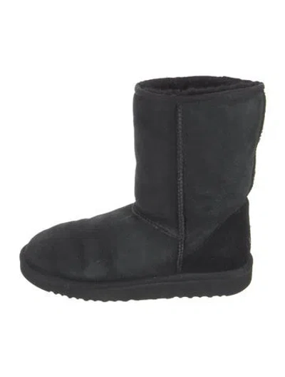 Pre-owned Ugg Suede Boots In Black