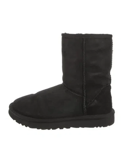 Pre-owned Ugg Suede Boots In Black