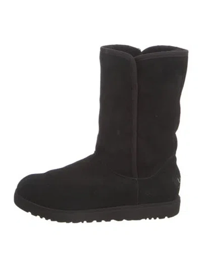 Pre-owned Ugg Suede Boots In Black