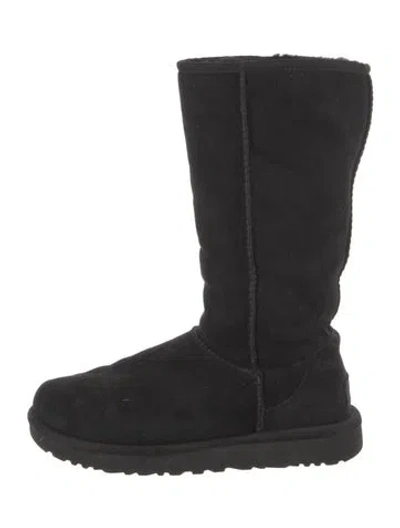 Pre-owned Ugg Suede Boots In Black
