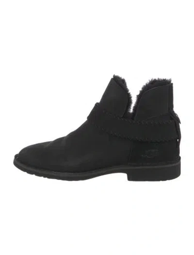 Pre-owned Ugg Suede Boots In Black