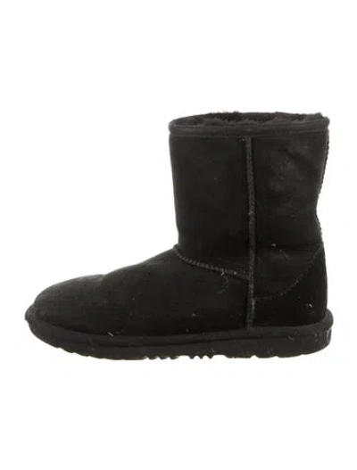 Pre-owned Ugg Suede Boots In Black