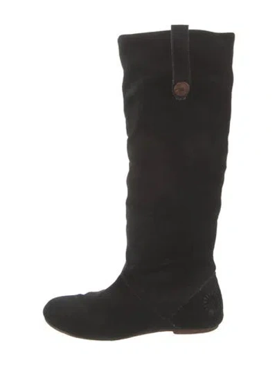 Pre-owned Ugg Suede Boots In Black