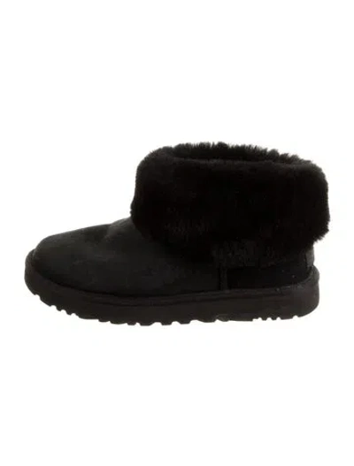Pre-owned Ugg Suede Boots In Black