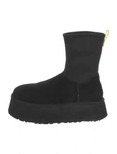 Pre-owned Ugg Suede Boots In Black