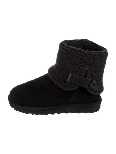 Pre-owned Ugg Suede Boots In Black