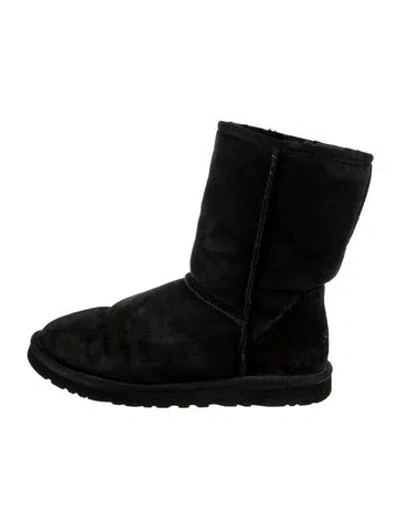 Pre-owned Ugg Suede Boots In Black