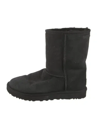 Pre-owned Ugg Suede Boots In Black