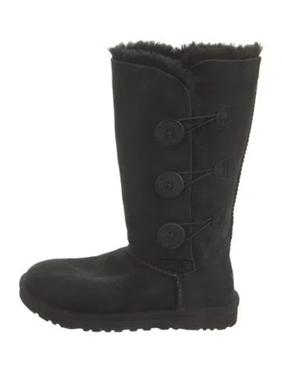 Pre-owned Ugg Suede Boots In Black