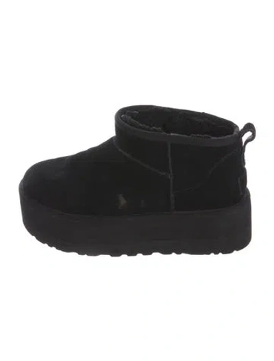 Pre-owned Ugg Suede Boots In Black