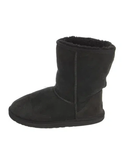 Pre-owned Ugg Suede Boots In Black