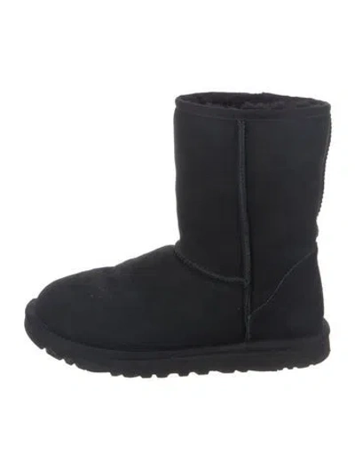 Pre-owned Ugg Suede Boots In Black