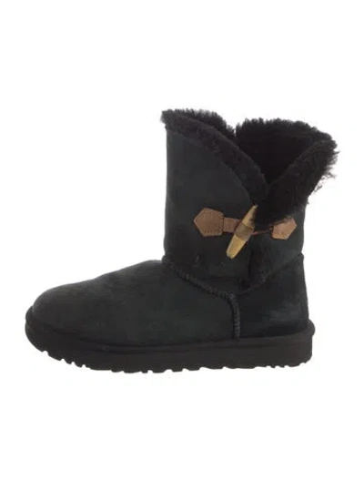 Pre-owned Ugg Suede Boots In Black