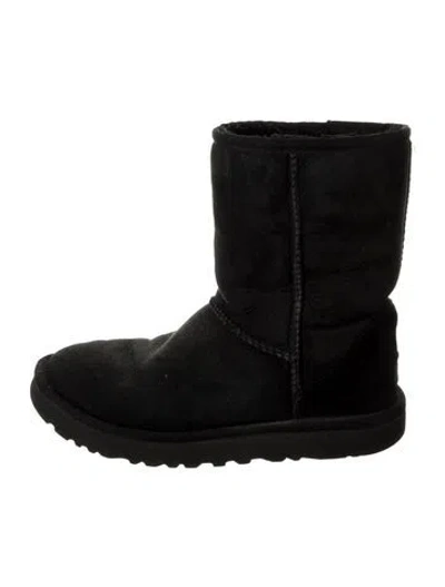 Pre-owned Ugg Suede Boots In Black