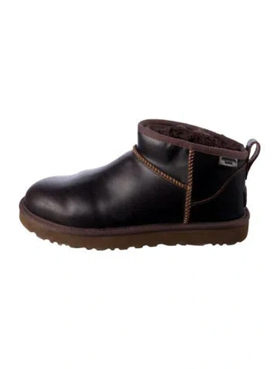 Pre-owned Ugg Suede Boots In Black