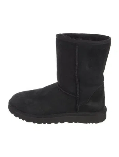 Pre-owned Ugg Suede Boots In Black