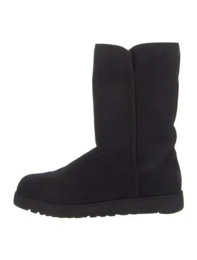 Pre-owned Ugg Suede Boots In Black