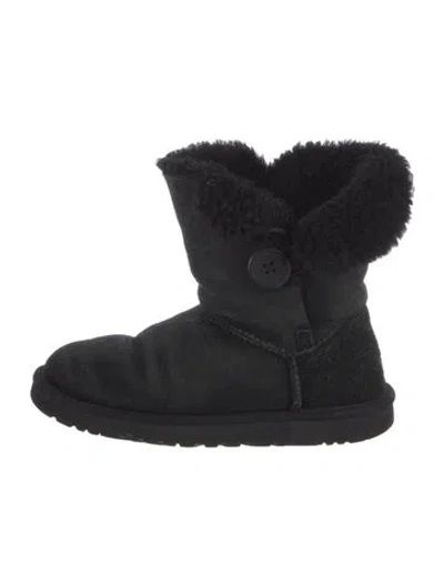 Pre-owned Ugg Suede Boots In Black