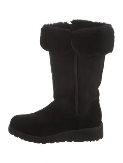Pre-owned Ugg Suede Boots In Black