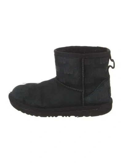 Pre-owned Ugg Suede Boots In Black