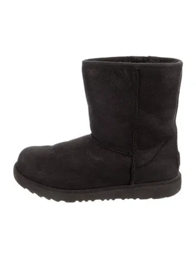 Pre-owned Ugg Suede Boots In Black