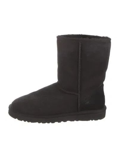 Pre-owned Ugg Suede Boots In Black