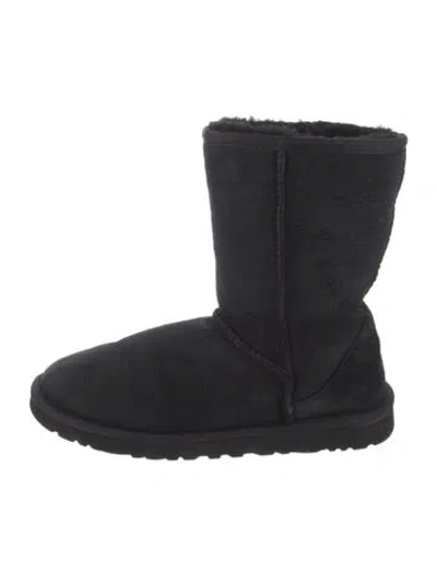 Pre-owned Ugg Suede Boots In Black