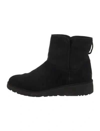 Pre-owned Ugg Suede Boots In Black