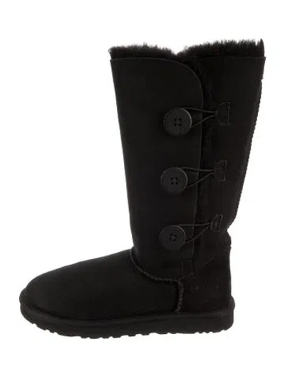 Pre-owned Ugg Suede Boots In Black