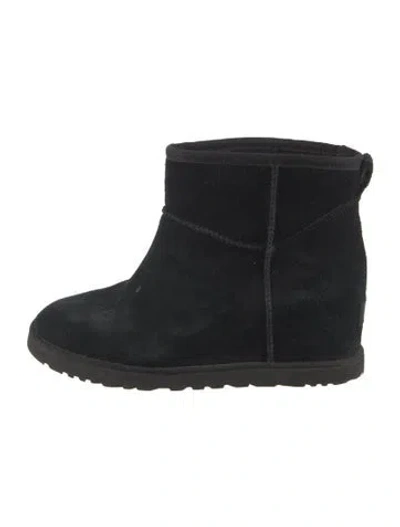 Pre-owned Ugg Suede Boots In Black