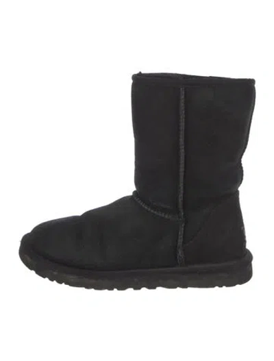 Pre-owned Ugg Suede Boots In Black