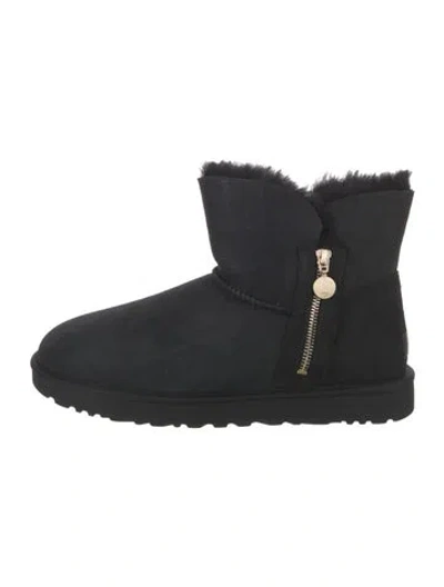Pre-owned Ugg Suede Boots In Black