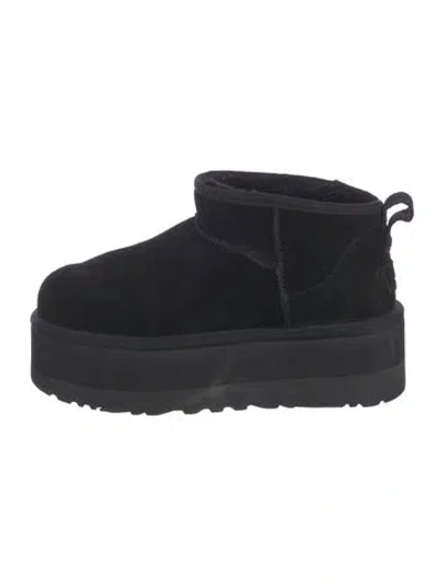 Pre-owned Ugg Suede Boots In Black