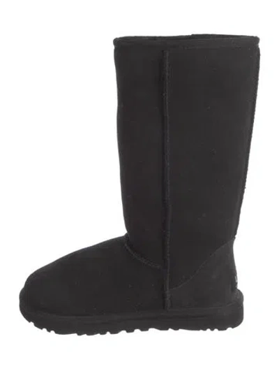 Pre-owned Ugg Suede Boots In Black